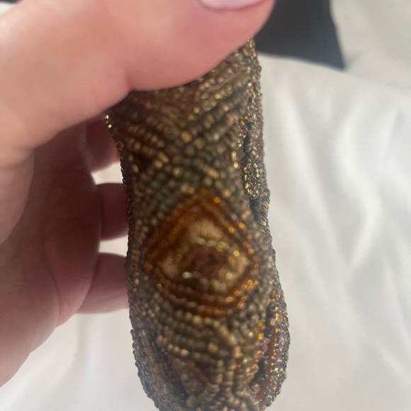 Santi beaded clutch Clutch - Brown and Gold - Picture 7 of 11